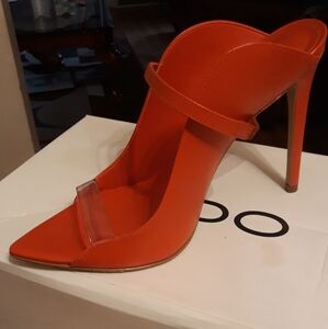 NWT Aldo Lisadell Pointed Open Toe Heels Sandals Red US Size 8.5 UK Size 6 🔥